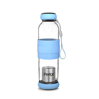 Alkaline Water Filter Bottle | Borosilicate Glass | Water Bottle with Filter inside | 500 ml