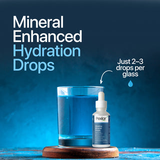 Pexlar Alkaline Mineral Drops for Drinking Water - 30ml | Adds Essential Minerals | Boosts pH & Taste | Daily Hydration Support