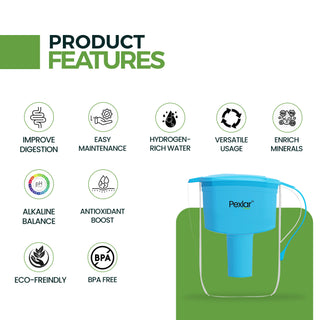 Alkaline Water Filter Jug | Alkaline Water Generator | 4 Litres | BPA Free