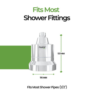 Multistage Shower Filter Head - Shower head for Bathroom - Removes Chlorine - Rain Mode