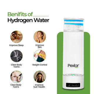 Hydrogen Water Bottle | Inhalation Feature | 2 Cycles | No Chlorine No Ozone Mixing