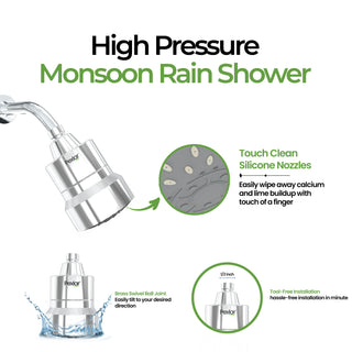 3 Spray Mode - Multistage Shower Filter Head - Shower head for Bathroom - Removes Chlorine