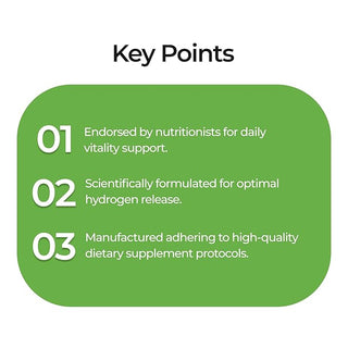 Hydrogen Water Tablets - 12 PPM Fast Dissolving Hydrogen Tablets for Drinking Water - Antioxidant Support, Cellular Health & Recovery