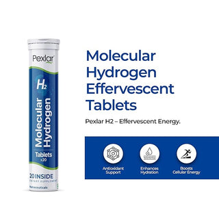 Hydrogen Water Tablets - 12 PPM Fast Dissolving Hydrogen Tablets for Drinking Water - Antioxidant Support, Cellular Health & Recovery