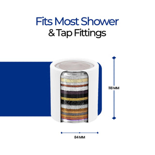 Shower Filter Replacement Cartridge | Compatible with Most Standard Shower Filters | Long-Lasting – Lemon Fragrance