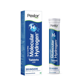 Pexlar Hydrogen Water Tablets - 12 PPM - Fast Dissolving - Antioxidant Support, Cellular Health & Recovery